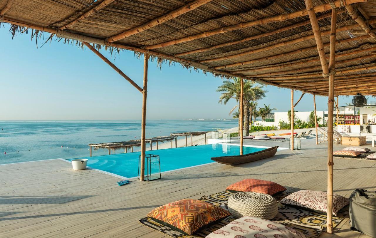 Nurai Island, Saadiyat Hotell Abu Dhabi Eksteriør bilde The beach at the Chedi Muscat